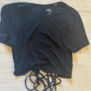 Black PacSun top with wraparound